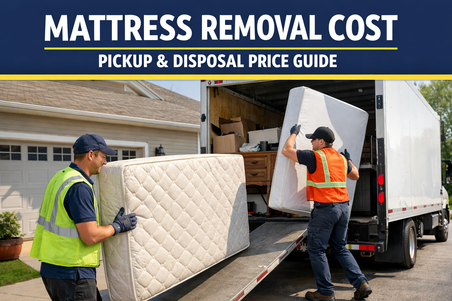 Mattress Removal Cost in 2026: Pickup, Disposal & Recycling Price Guide