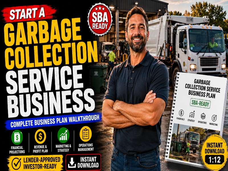 Garbage Collection Business Plan Template (Garbage Truck Service)
