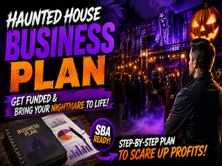 Haunted House Business Plan Template – Instant Download