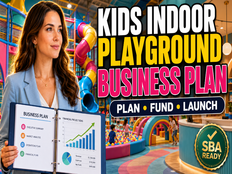 Indoor Playground Business Plan Template – Instant Download