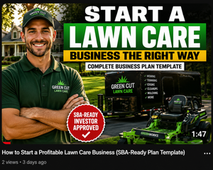 Lawn Care Business Plan Template – Instant Download