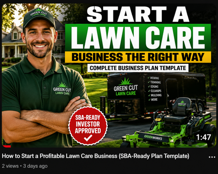 Lawn Care Business Plan Template – Instant Download