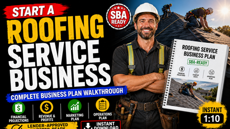 Roofing Business Plan Template – Instant Download