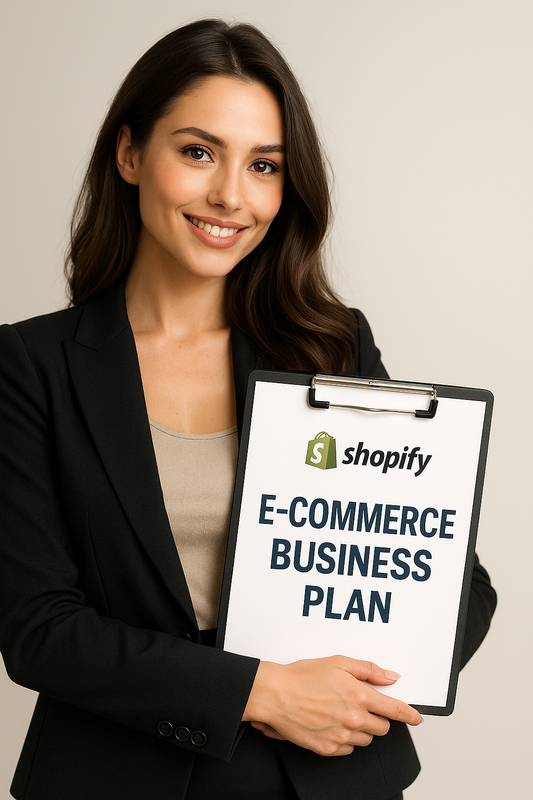 Shopify Store Business Plan Template with Financial Projections