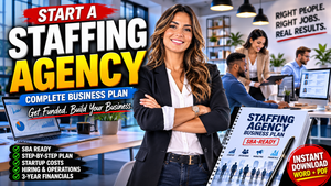Staffing Agency Business Plan Template – Instant Download